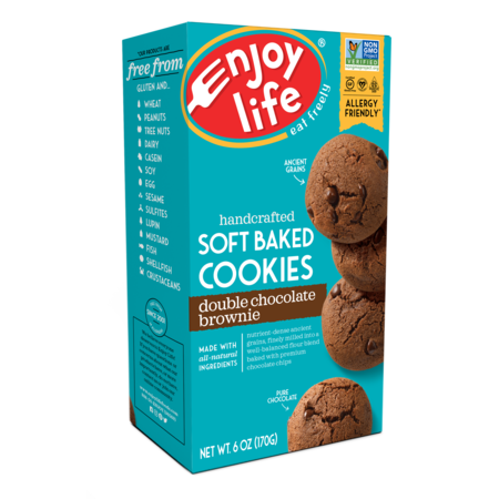 Enjoy Life Enjoy Life Double Chocolate Brownie Soft Baked Cookies 6 oz., PK6 F00214W
